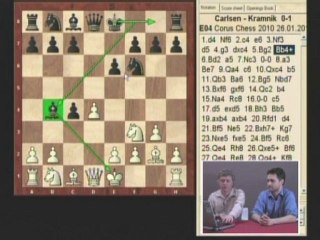 partie d'echecs 4 Carlsen Kramnik Ouverture : Catalane