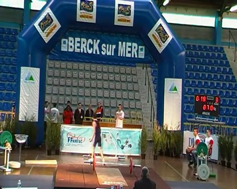 lucien meilleur arraché des championnats de france B haltero