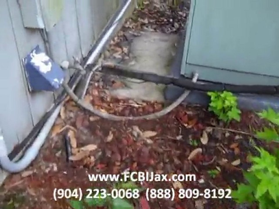 Unlevel Compressor Found At Jacksonville Home Inspection
