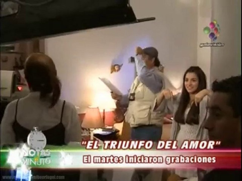 El Triunfo del Amor inicia grabaciones en foro