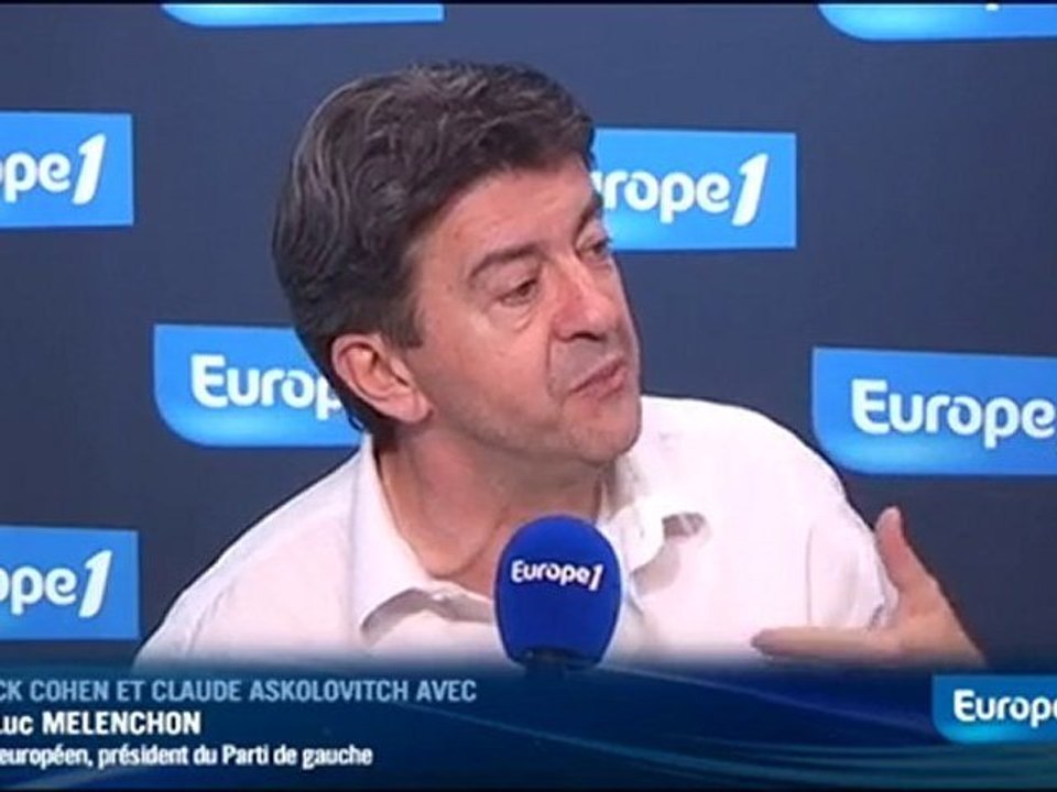 Mélenchon Europe1_Soir le 13 07 2010