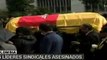 Asesinados 36 líderes sindicales en Colombia en lo que va d