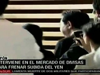 Japón interviene en el mercado de divisas para frenar subid