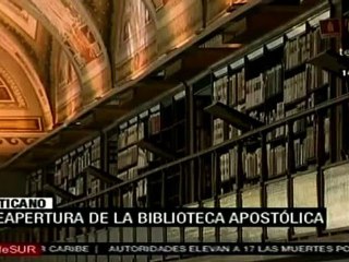 Reapertura de biblioteca apostólica