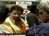 Jubilados ecuatorianos mantienen protestas en demanda de aum