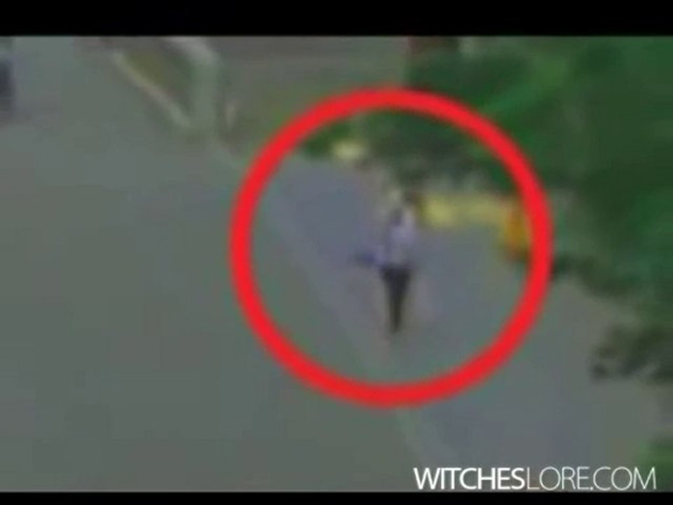 Women Walks Through GHOST