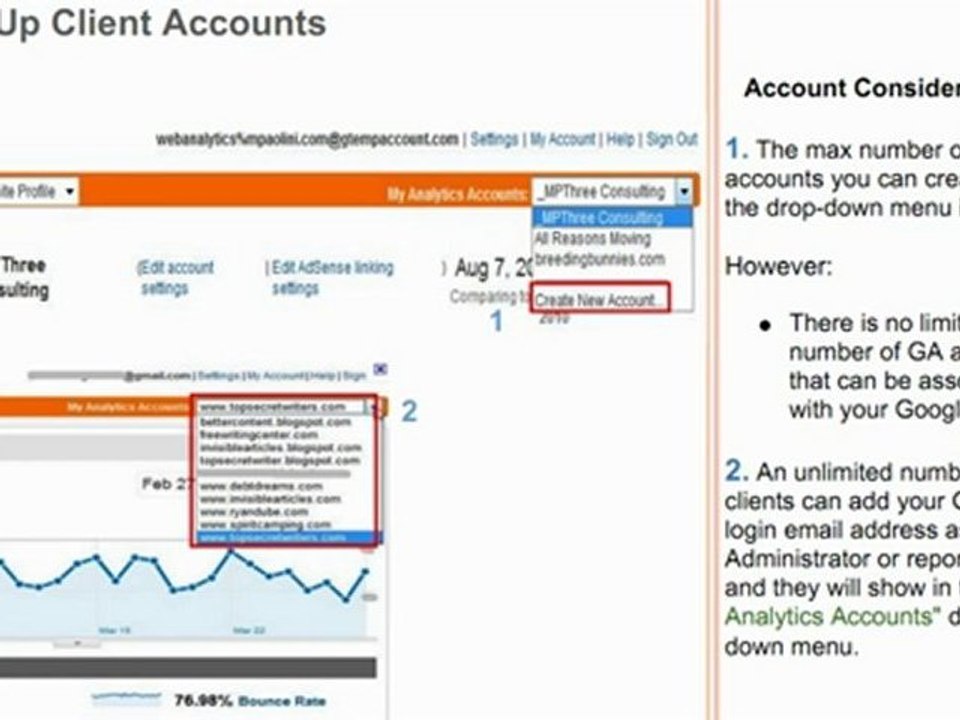 20 - Google Analytics Education: Setting Up Client Accounts