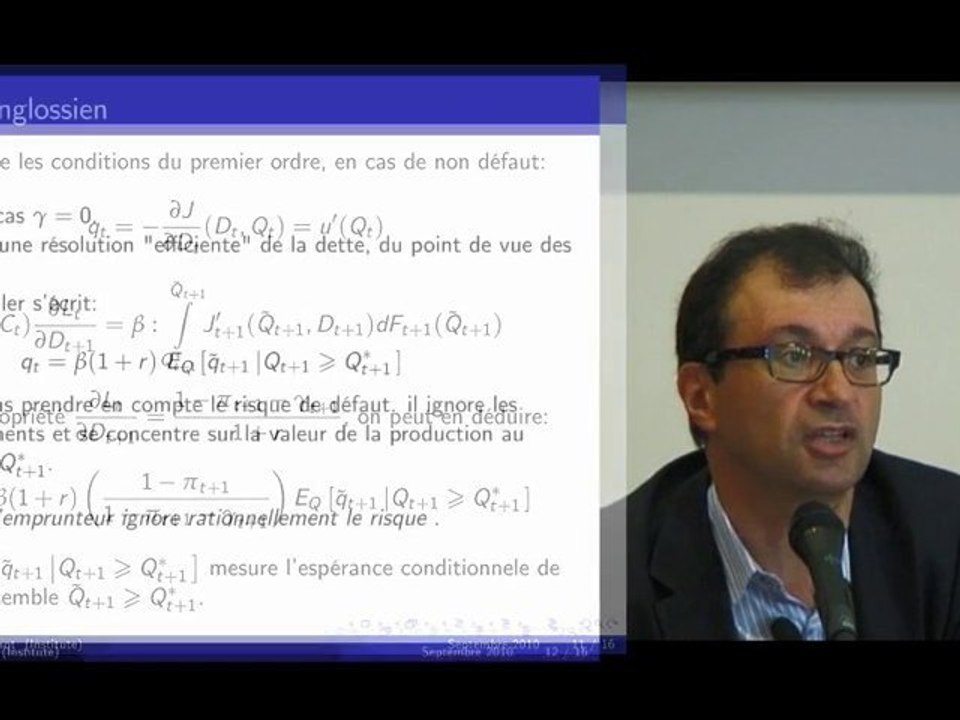 Modéliser le risque de défaut par Daniel Cohen
