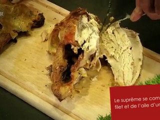 Tour de mains St Sever: découpe d'une volaille