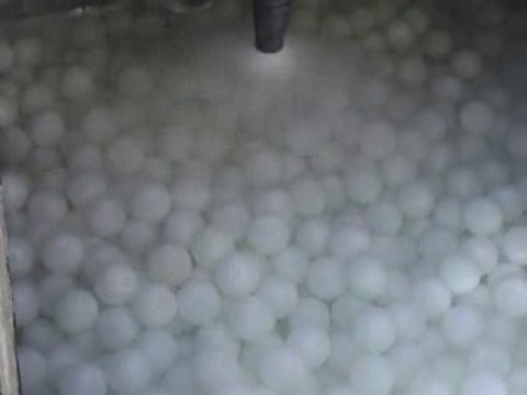 cryogel stockage de glace par pulverisation