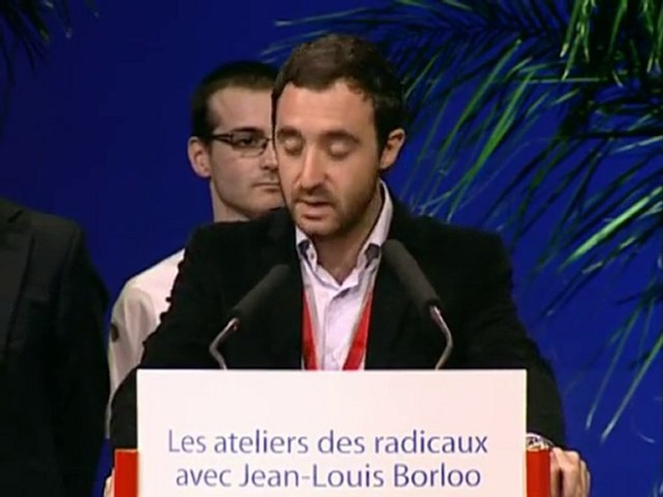 Discours du Président des Jeunes Radicaux