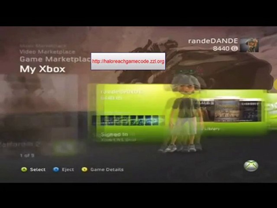 YouTube - Halo Reach Code Generator Tutorial +Proof