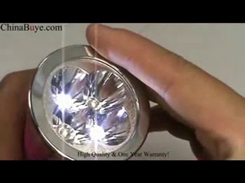 2 Modes 4 LED Rechargeable Torch Flashlight Pink ...