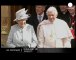 Queen Elizabeth II welcomes Pope Benedict XVI - no comment
