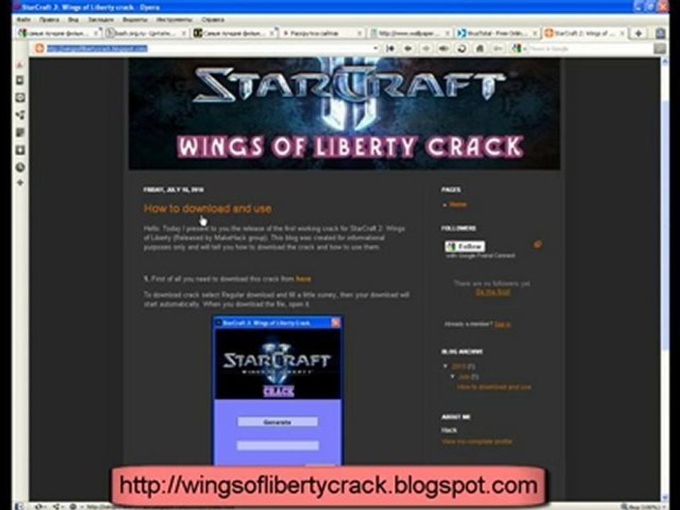 StarCraft 2 Wings of Liberty Crack Free Edition