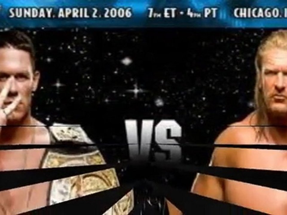 triple h vs john cena