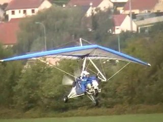 atterrissage en biais ULM GRAY Pendulaire