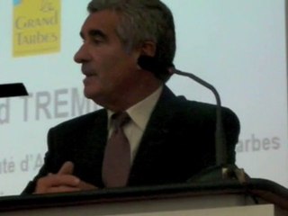 Tarbes - Pose de la première pierre du campus Véolia