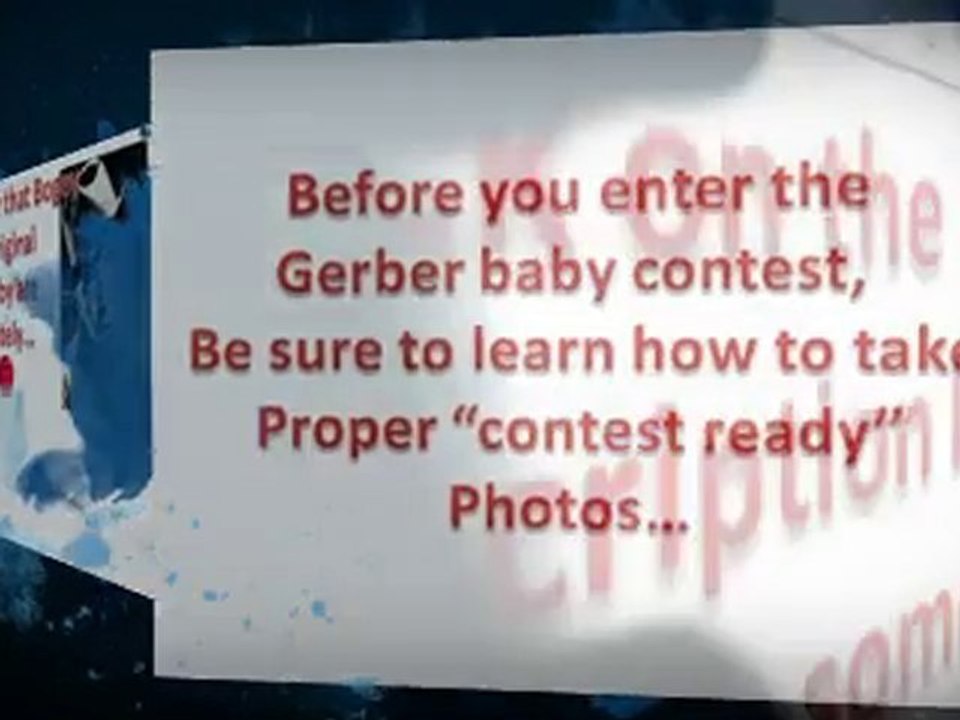 Gerber Photo Contest