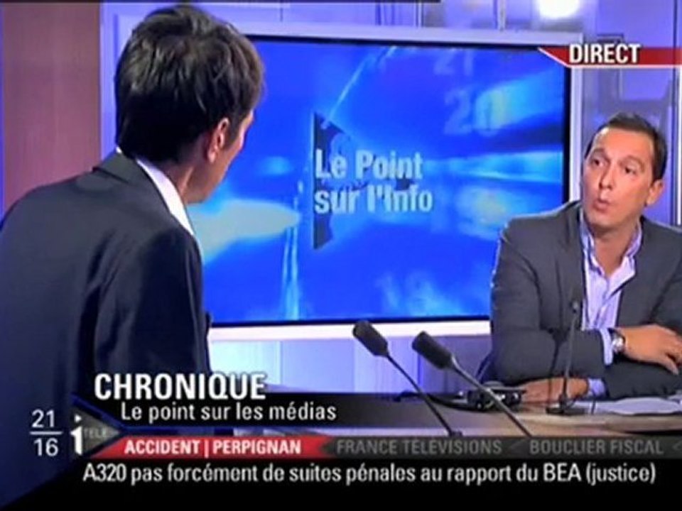 Guy Alves (Bygmalion) dans "Le Point sur l'info" - le 16/09/2010