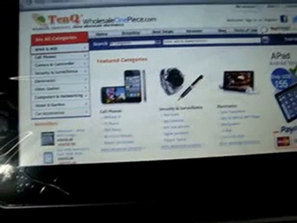 10.2'' Apad Epad Google Android 2.1 HD WIFI 32GB Tablet PC