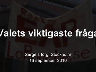 Valets viktigaste fråga - partierna svarar