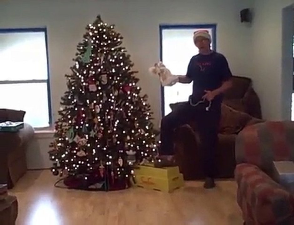 Using A Safe Step Stool To Put Up Your Christmas Decorations