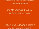 BONNE ANNIVAIRSAIRE A MA COPINE BISOUS