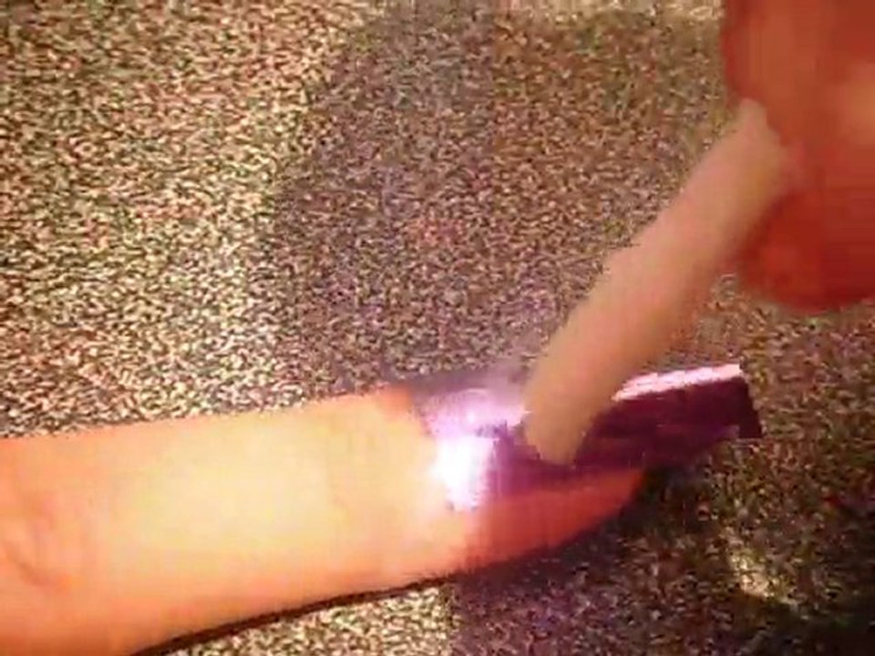 Test foil dollar nail