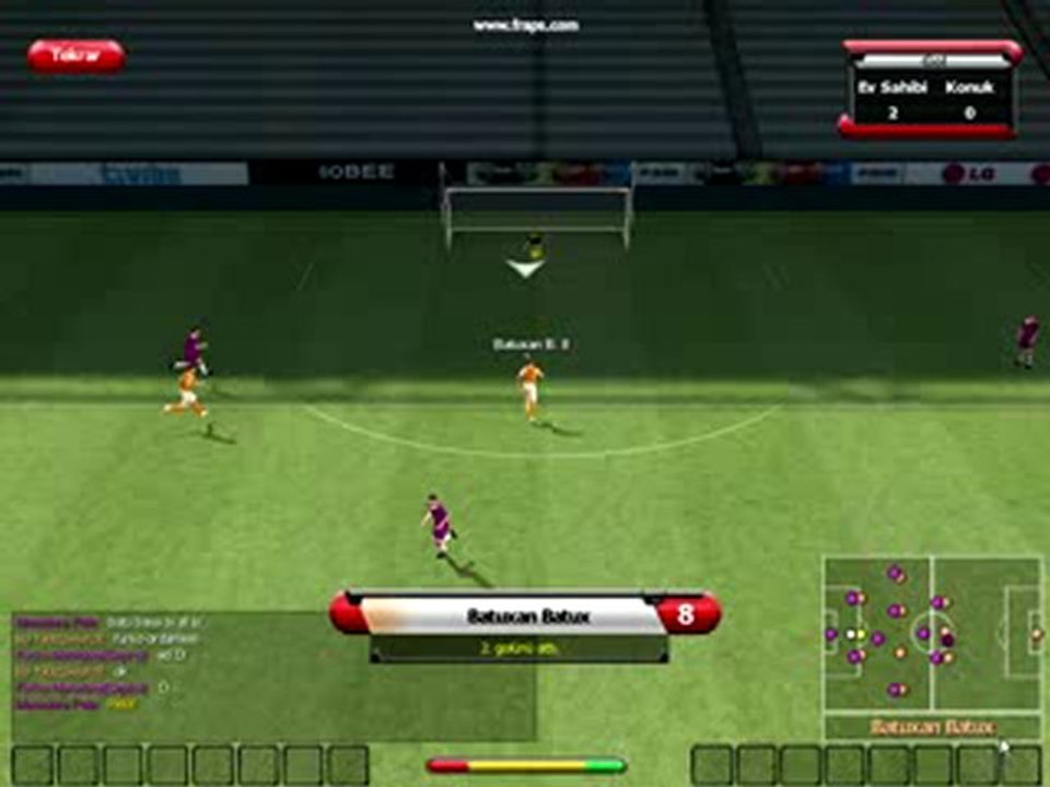 kaleciye şaşırtmalı güzel bir gol