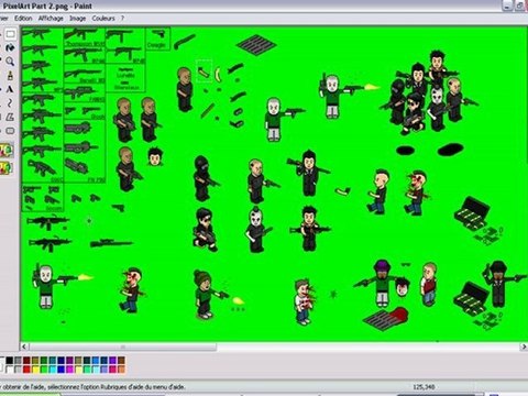 Mettre une arme sur habbo (paint)