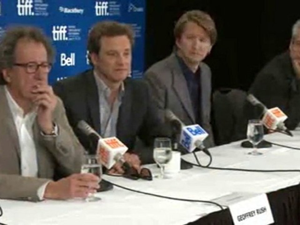 The Kings Speech Press Conference (extract)