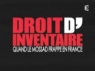 Droit d'inventaire - Mossad - 1sur2
