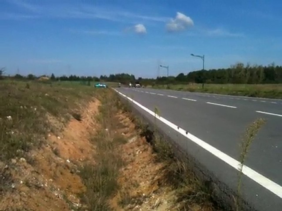 Spitro Bigbore 86cc vs Moto Kawazaki ER6-F 2ème essais.