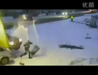 Compilation of the lucky ones narrowly escaped death