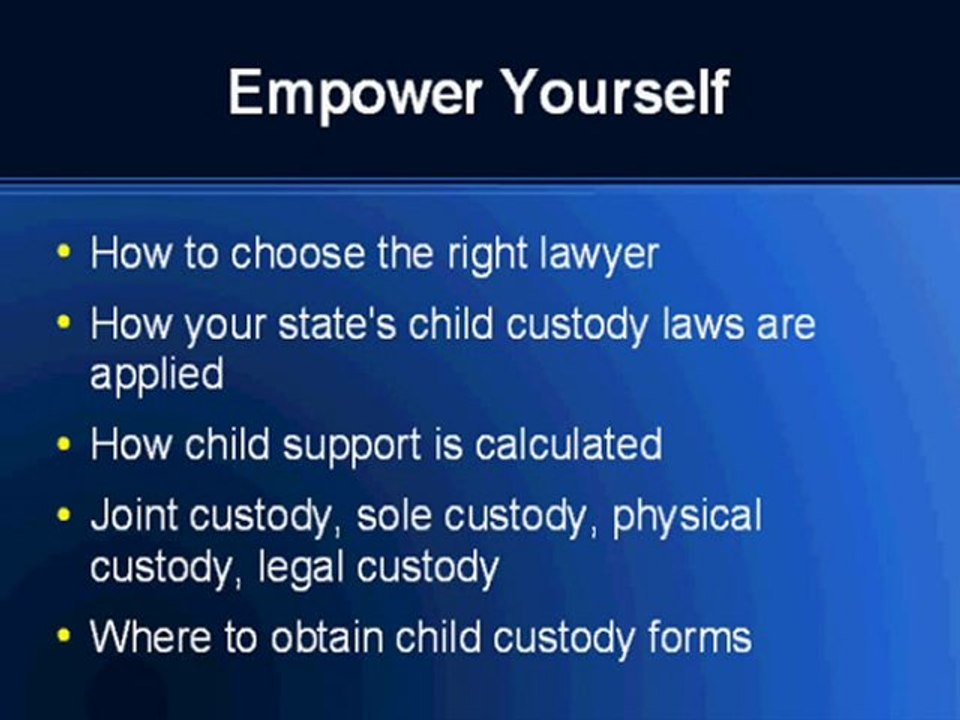 Fathers Child Custody Rights