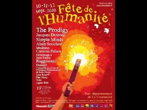 Fête de l'huma - visite des stands PCF de Rhône-Alpes