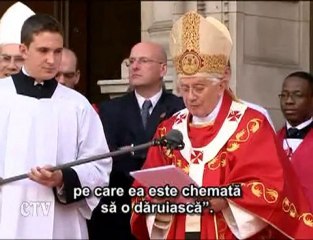 Papa: Am fost creati pentru a darui iubire