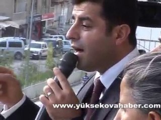 BDP EŞ BAŞKANI SELAHATTİN DEMİRTAŞ TÖREYE SAHİP ÇIKTI