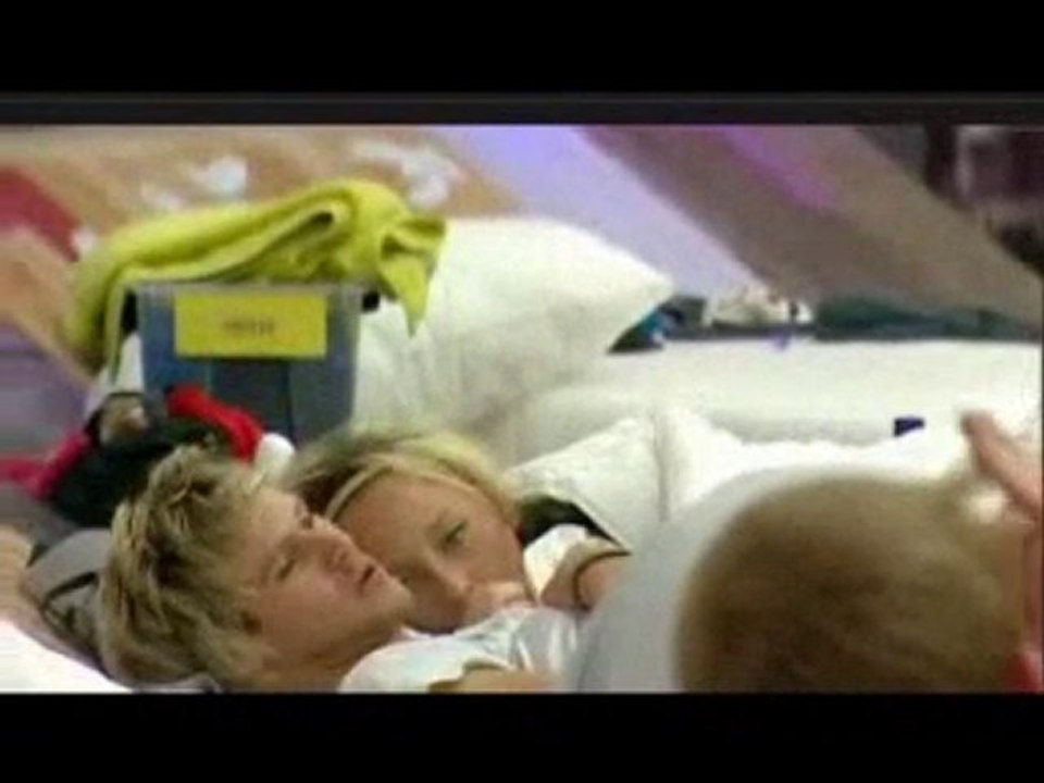 John and Josie in bed after meals in diary room