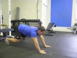 New Push Up Variation - The Push Back Push Up