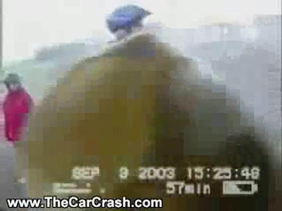 The Car Crash: Car Goes Back Downhill