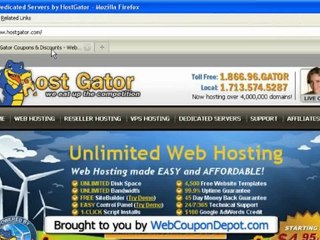 (Hostgator Domain) -  Best Cheap Web Hosting - HGATORVIP1