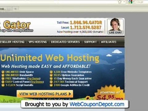 (Hostgator Discount Code) - Web Hosting Reviews - HGATORVIP1