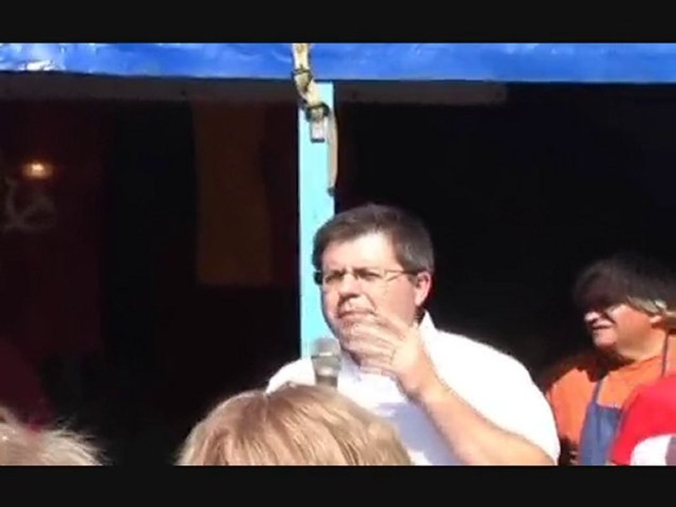 Fête de l'Humanité 2010 - Discours Gastaud et Pujo - 12 sept