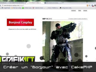 Créer un Bonjour avec le framework CakePHP