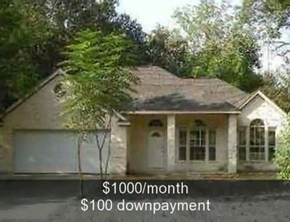 $100 down payment homes in Austin