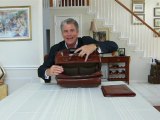 Mens Leather Briefcase Video, LeatherGiftItems.com