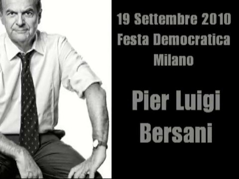 Bersani, operazione lavoro