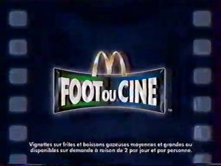 Publicité Mc Donald's 1998